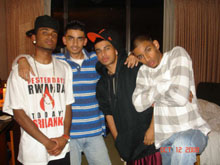 Ankit with friends